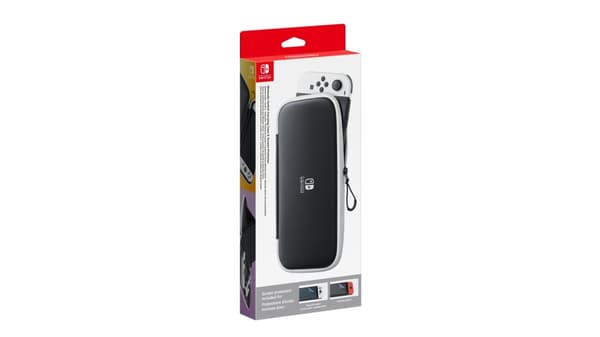 Nintendo Switch Carrying Case & Screen Protector (OLED) - Nintendo Switch
