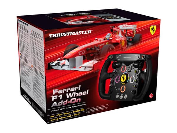 Thrustmaster Ferrari F1 Black RF Steering Wheel Analog PC, Playstation 3