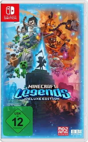 Nintendo Minecraft Legends Deluxe Edition. Spelutgåva: Deluxe, Plattform: Nintendo Switch, ESRB-betyg: E10+ (Alla 10+), Utvecklare: Nintendo, Utgivnin