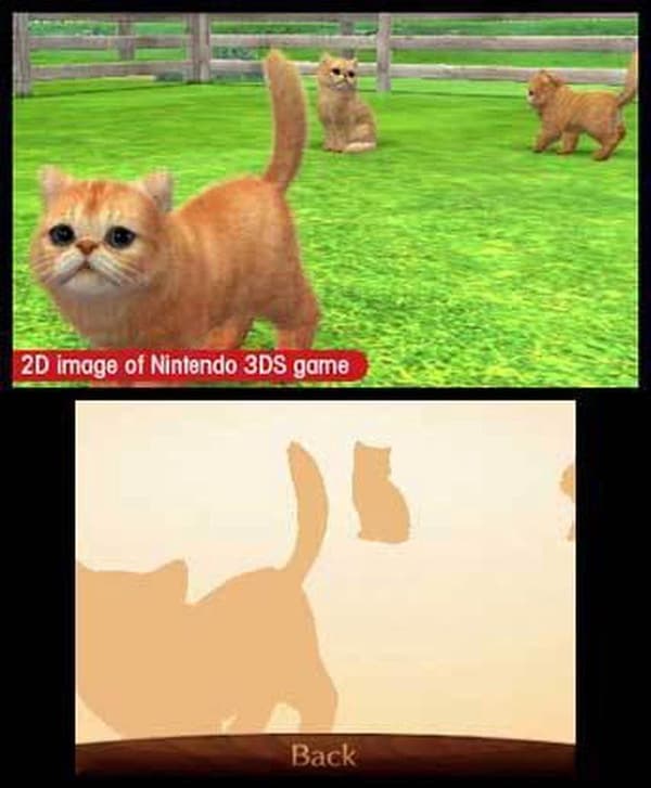 3DS-spel Nintendogs Golden Retriever + Cats