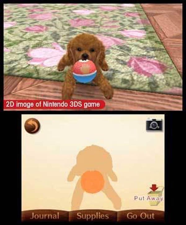 3DS-spel Nintendogs Golden Retriever + Cats