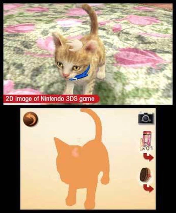3DS-spel Nintendogs Golden Retriever + Cats