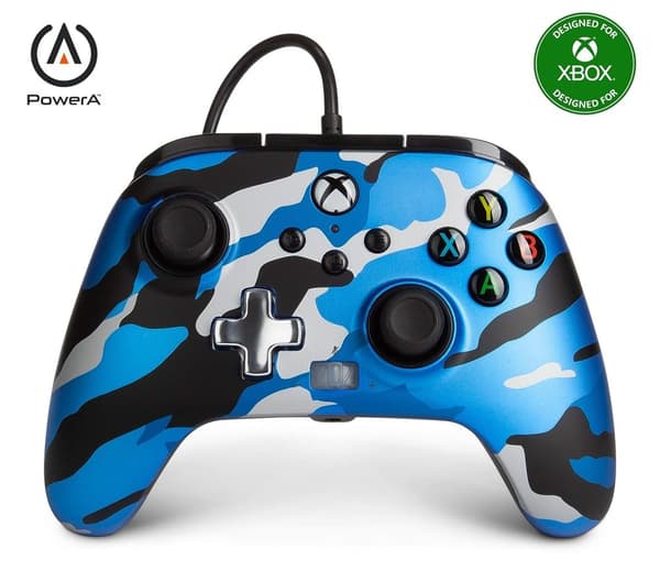 Powera Xbx Enwired Controller Metallic Blue Camo - Xbox Series X