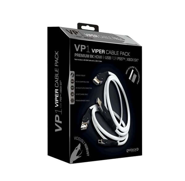 Gioteck Premium Viper VP1 Cable Pack Universal - Playstation 4