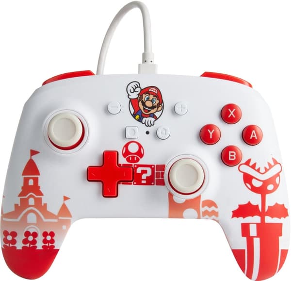 PowerA Enhanced Wired Controller - Mario - Nintendo Switch