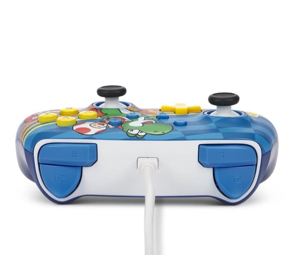 PowerA Nintendo Switch Wired Controller - Mushroom Kingdom Fire - Nintendo Switch