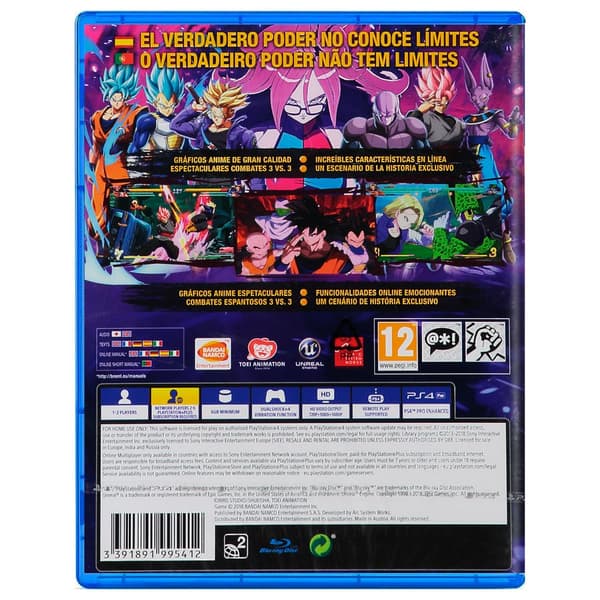 Bandai Namco Ps4 Dragon Ball Fighterz Flerfarvet PAL