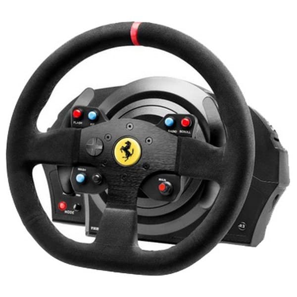 Thrustmaster Alcantara Edition Pc/ps T300 Ferrari Integral Racing 4 Styretøj Hjul+pedaler Sort