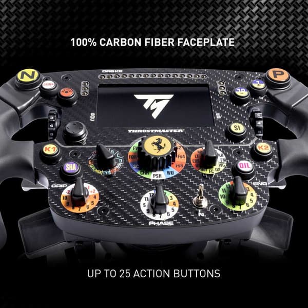 Thrustmaster Ferrari Sf Udgave 1000 Pc/ps4/ps5/xbox One/serie X/s Rattillæg Sort