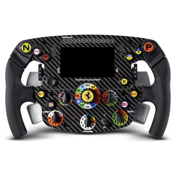 Thrustmaster Ferrari Sf Udgave 1000 Pc/ps4/ps5/xbox One/serie X/s Rattillæg Sort