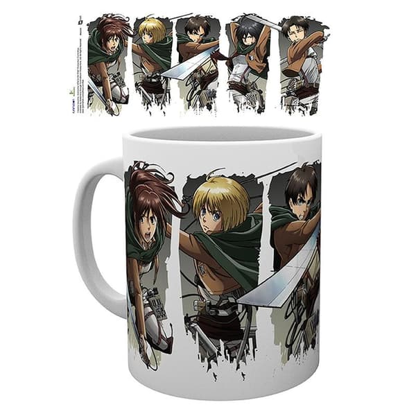 ABYSTYLE ATTACK ON TITAN Mug Character Montage