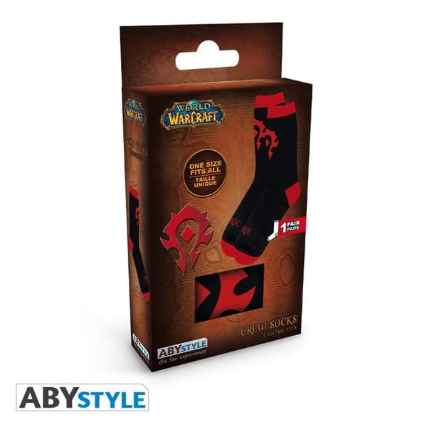 ABYSTYLE WORLD OF WARCRAFT Socks Horde