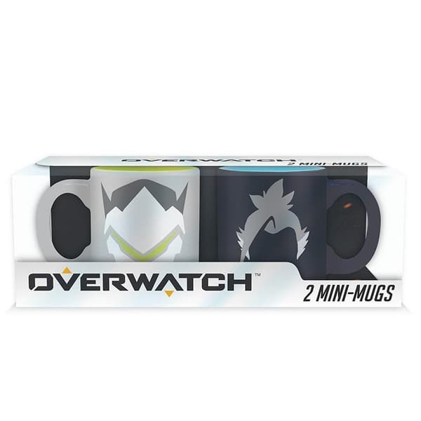 ABYSTYLE OVERWATCH 2 Espresso Mugs Hanzo and Genji Set