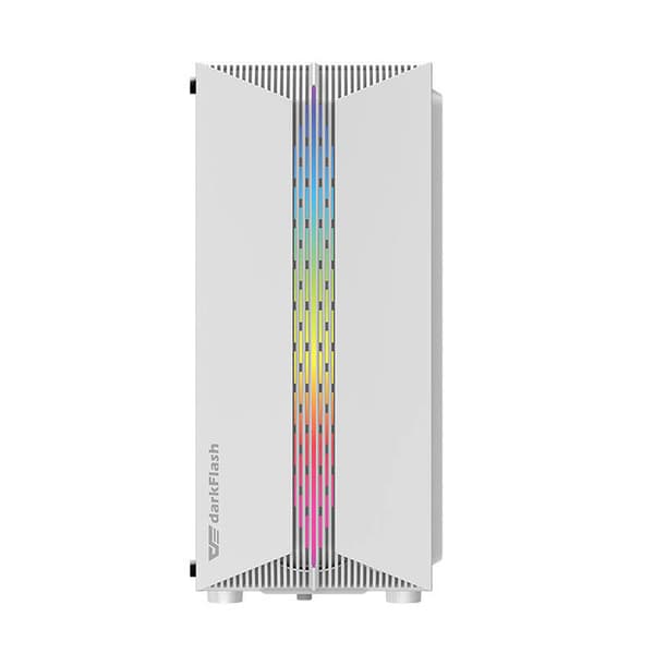 Computer case Darkflash DK151 LED with 3 fans (white)
