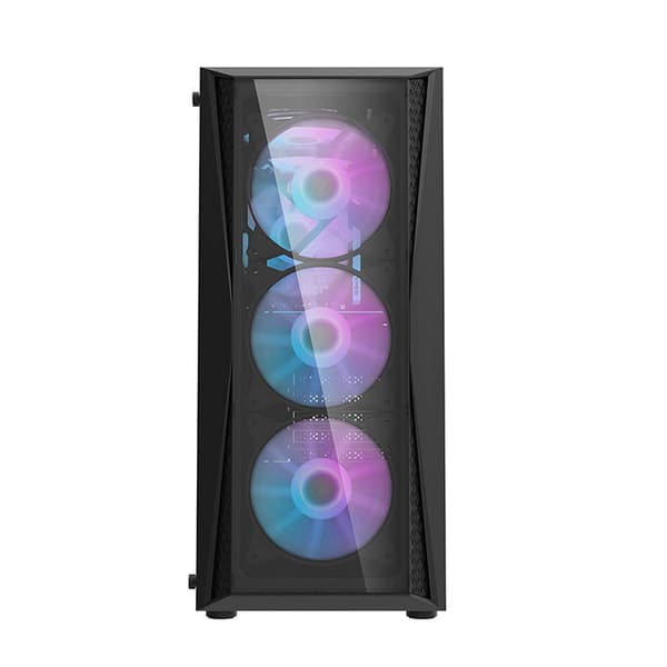 Computer Case Darkflash DK352 Plus  with 4 fans (Black)