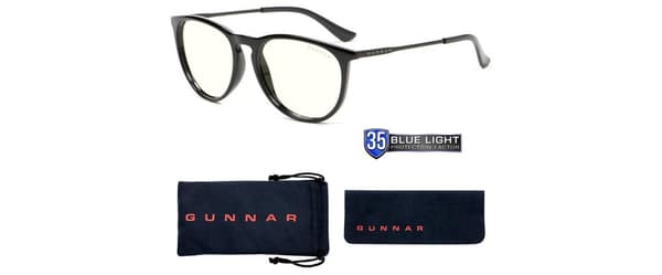 Computer glasses Gunnar Menlo Onyx, Clear, Black