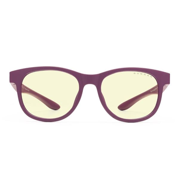 Blue light glasses for kids Gunnar Rush Kids Small, Amber Natural, Magenta