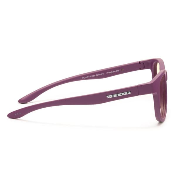Blue light glasses for kids Gunnar Rush Kids Small, Amber Natural, Magenta