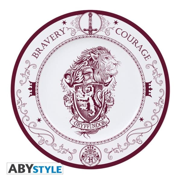 ABYSTYLE HARRY POTTER Set of 4 PlatesHogwarts Houses
