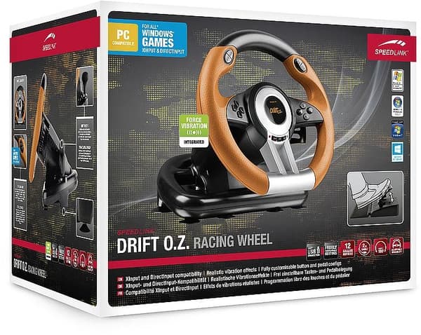 Speedlink racing wheel Drift O.Z. (SL-6695-BKOR-01)