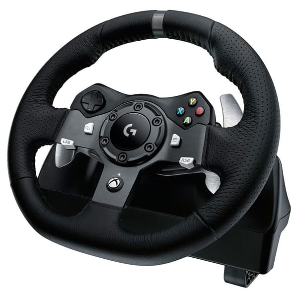 Logitech Pyörä+polkimet Driving Force G920 Pc/xbox Musta