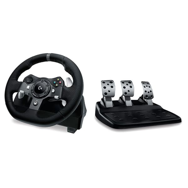 Logitech Pyörä+polkimet Driving Force G920 Pc/xbox Musta