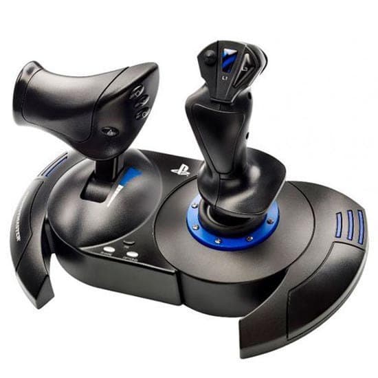 Thrustmaster Ps T.flight Hotas 4 3/ps4 Joystick + Gashåndtag Sort