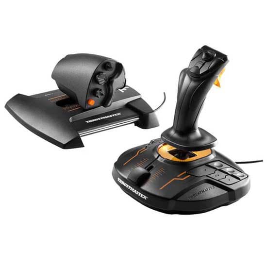 Thrustmaster Pc Joystick + Kaasuvipu T16000m Fcs Hotas Musta