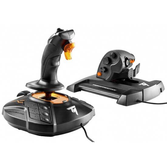 Thrustmaster Pc Joystick + Kaasuvipu T16000m Fcs Hotas Musta