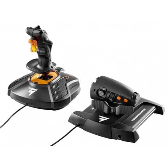 Thrustmaster Pc Joystick + Kaasuvipu T16000m Fcs Hotas Musta