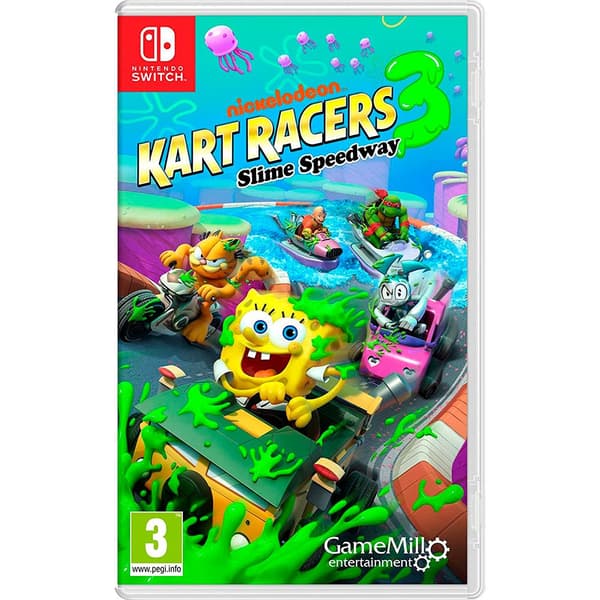 Meridiem Games Switch Nickelodeon Kart Racers 3 Slime Speedway Vihreä PAL
