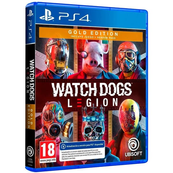 Playstation Games Ps4 Watch Dogs Legion Gold Edition Flerfarvet