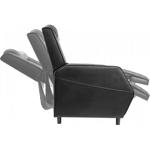Blackstorm Throne of Games Recliner -pelituoli, musta