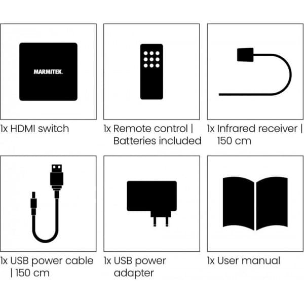 Marmitek Connect 310 UHD 2.0 HDMIswitch
