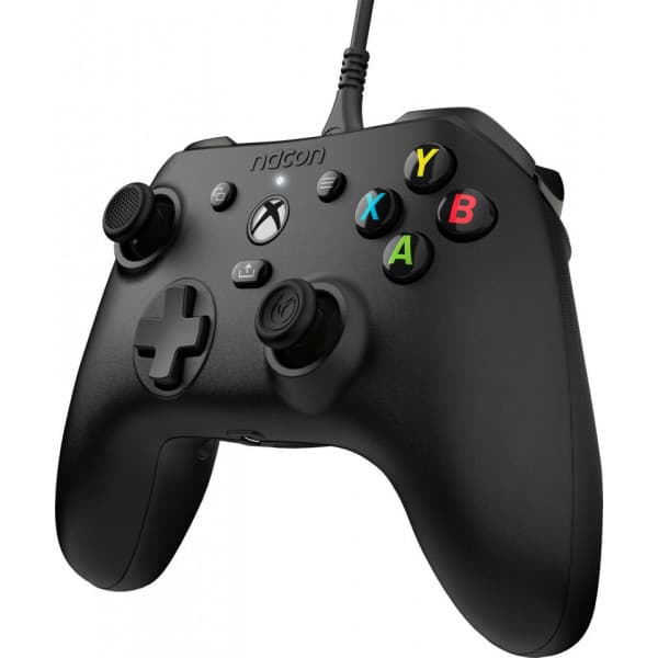 Nacon Evol-X -langallinen peliohjain, musta, Xbox