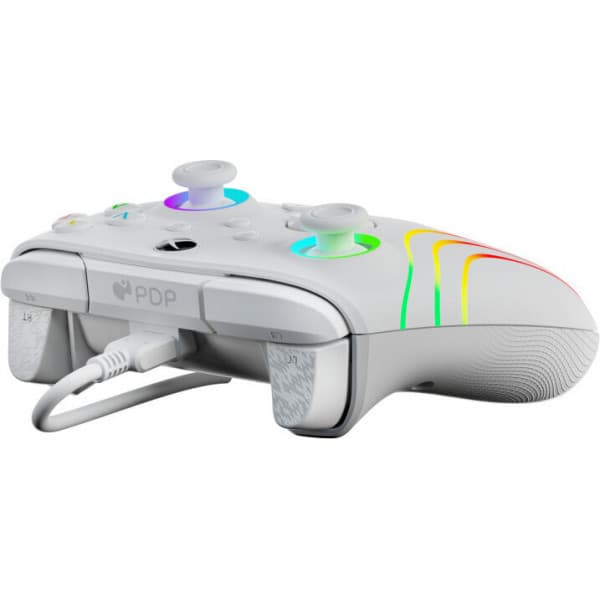 PDP Afterglow Wavespilcontroller, hvid, PC / Xbox