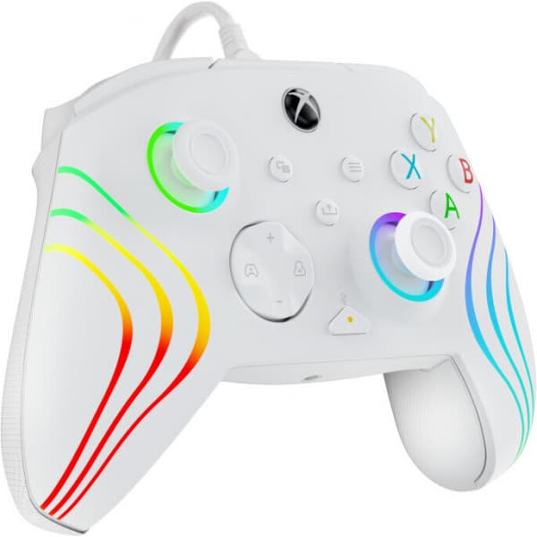 PDP Afterglow Wavespilcontroller, hvid, PC / Xbox