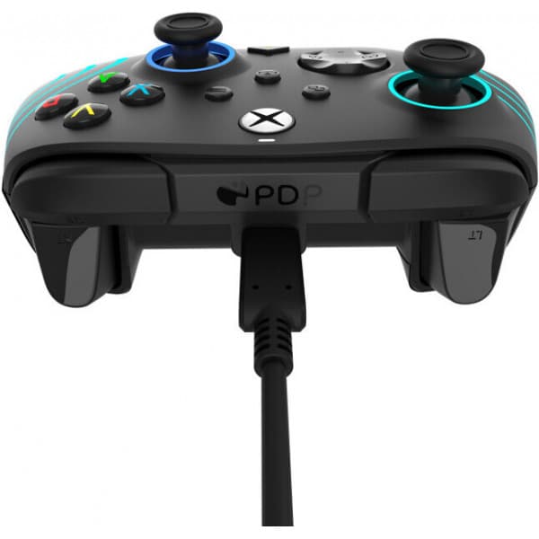 PDP Afterglow Wave spilcontroller, sort, PC / Xbox