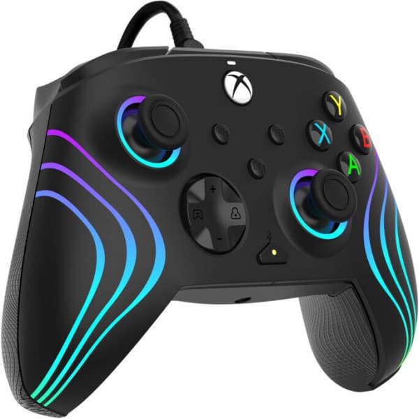 PDP Afterglow Wave spilcontroller, sort, PC / Xbox