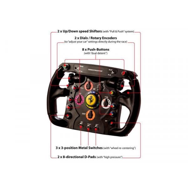 Thrustmaster Ferrari F1 Wheel Add-On -rattiosa T-sarjan rateille