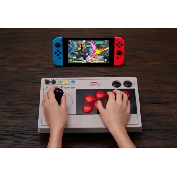 8BitDo Arcade Stick videospil controller, Switch / PC
