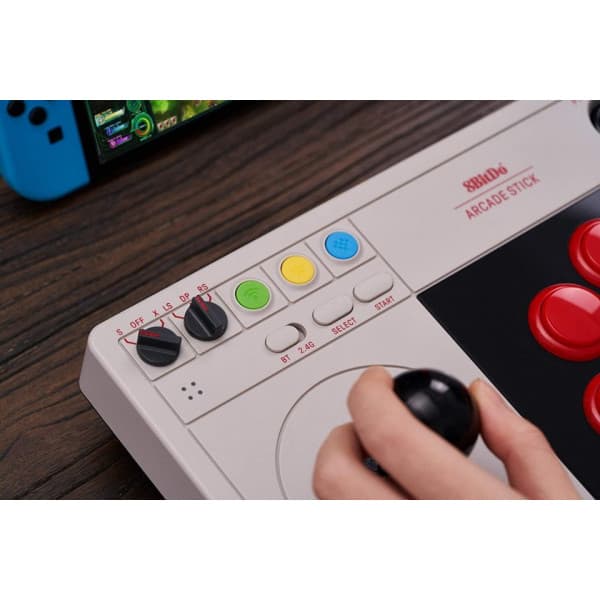 8BitDo Arcade Stick videospil controller, Switch / PC