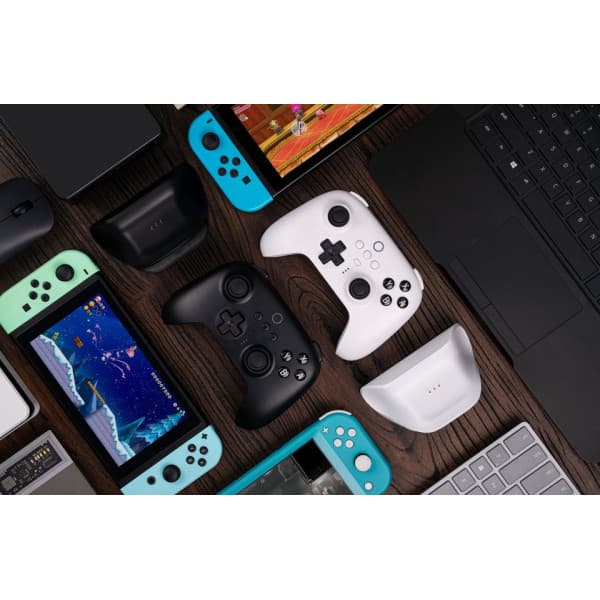 8BitDo Ultimate Bluetooth Controller -spelkontroll, svart, Switch / PC