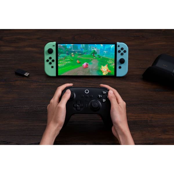 8BitDo Ultimate Bluetooth Controller -spelkontroll, svart, Switch / PC