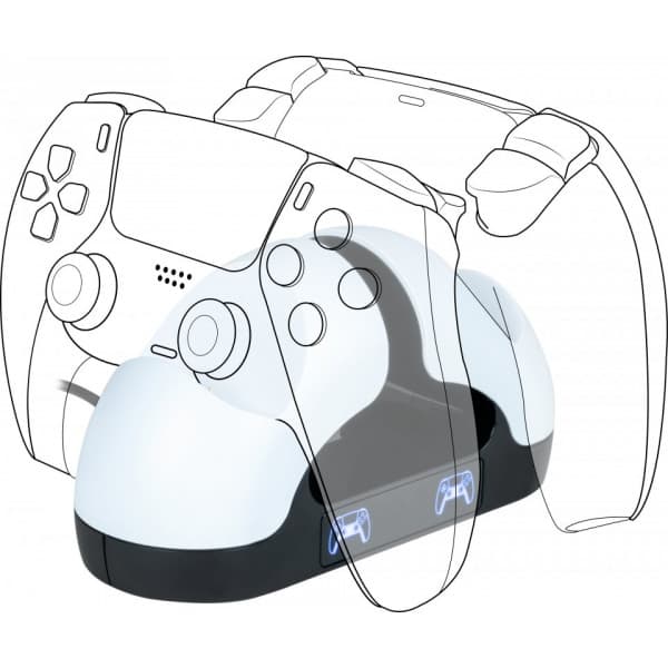 Bigben Dual Charging Station -lataustelakka, PS5