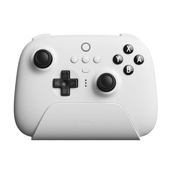 8Bitdo Ultimate 2.4g Trådlös Handkontroll Med Charging Dock Vit