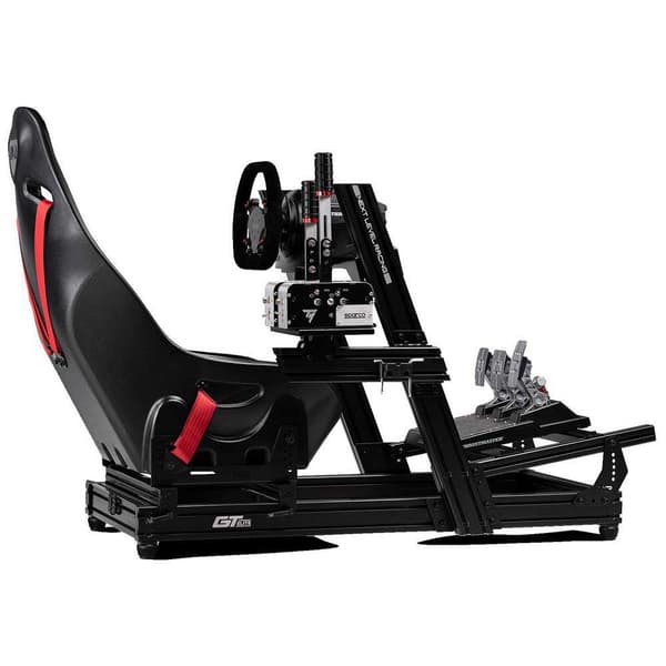 Next Level Racing Gtelite Aluminium Simulator Cockpit - Wheel Plate Edition Harmaa