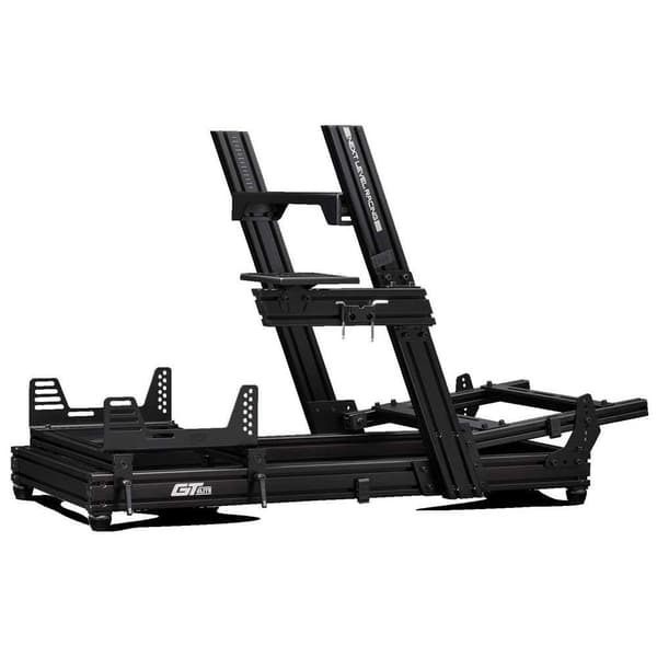 Next Level Racing Gtelite Aluminium Simulator Cockpit - Wheel Plate Edition Harmaa
