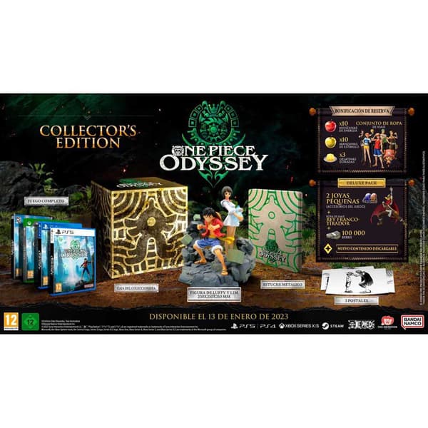 Bandai Xbox Series X One Piece Odyssey Collector Durchsichtig PAL