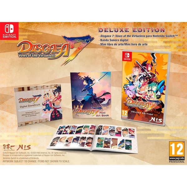 Nis America Switch Disgaea 7 Vows Of The Virtueless Deluxe Edition Kirkas PAL